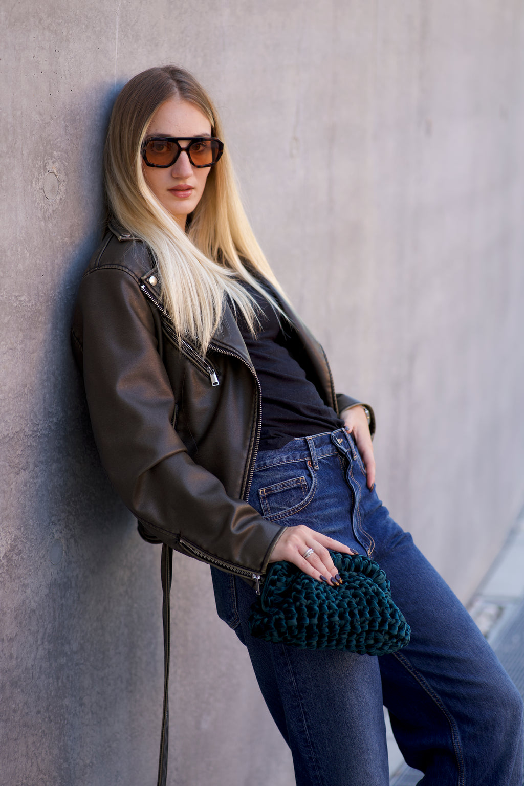 Olivia Petrol Green