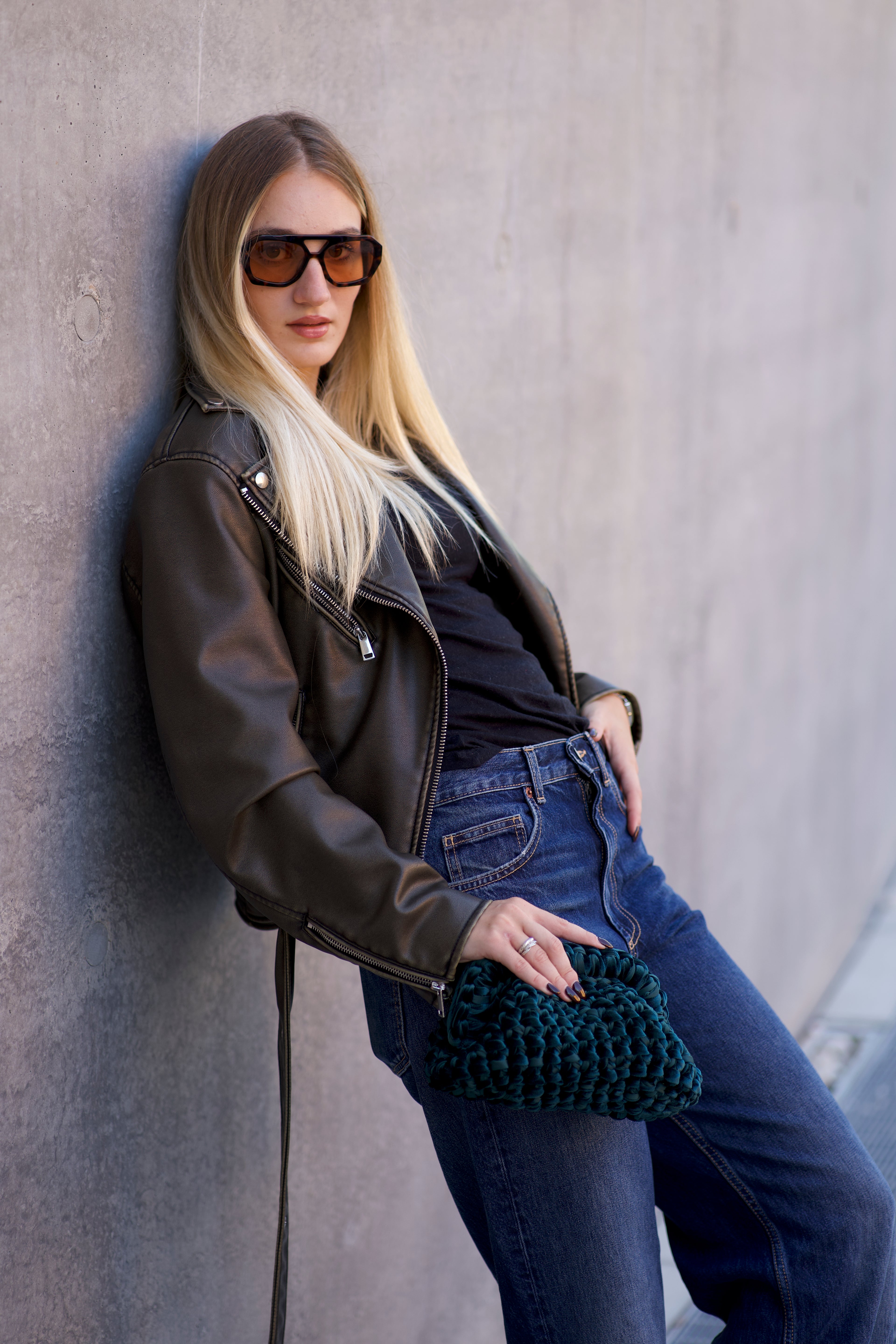 Olivia Petrol Green