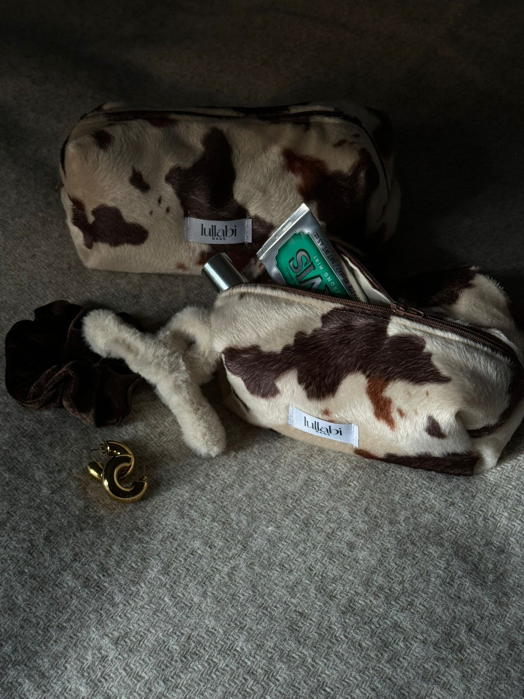 Beauty Bag Cow Print