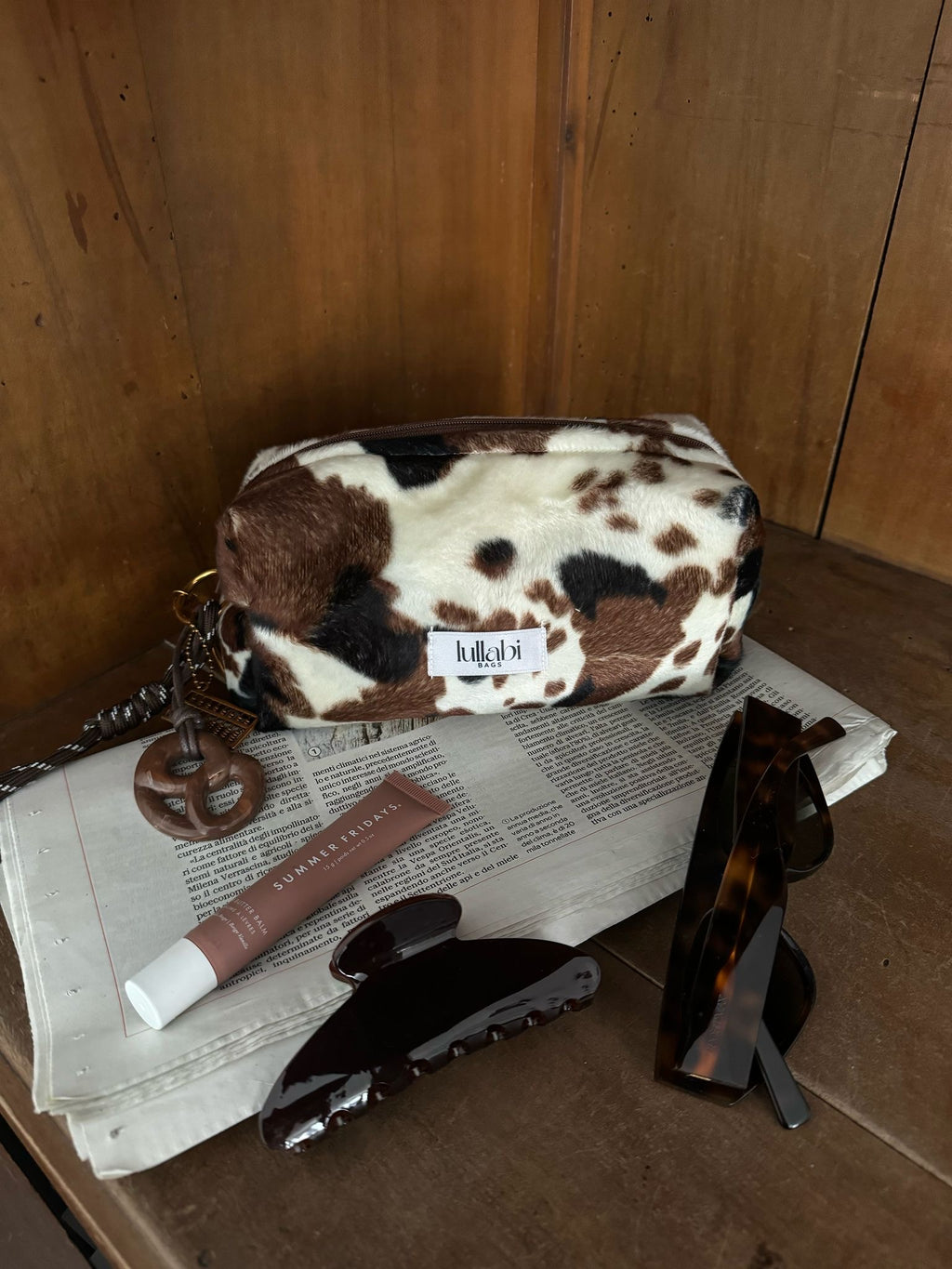 Beauty Bag Cow Print 2.0